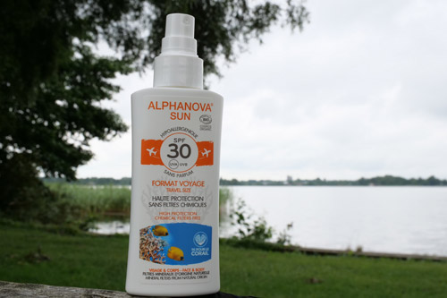 Alphanova Sun: Bio Spray SPF 30 Travel / Gevoelige Huid (90g), reisformaat